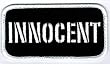Innocent Patch Embroidered Iron-On Biker Emblem