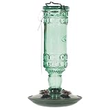 Antique Hummingbird Feeder - Green
