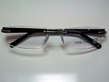 Tag Heuer - Authentic Tag Heuer 8103 002 Ruthenium Frame Black Temples Rimless Eyeglasses 54mm Eyewear