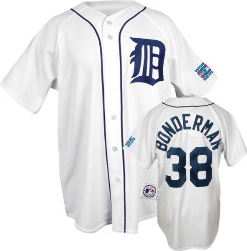 Jeremy Bonderman Detroit Tigers 2006 World Series Youth Home White MLB Replica Jersey