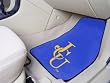 John Carroll Blue Streaks universal fit Carpet 2 Pc Car Floor Mat (Rug)
