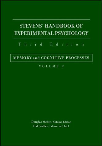 By Douglas Medin - Stevens Handbook of Experimental Psychology, Memory and Cognitive (Volume 2) (2002-03-20) [Hardcover]