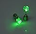 Esonstyle LED Earrings Glowing Light up Ear Drop Pendant Stud Stainless Multi-color
