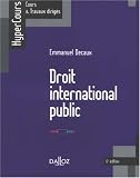 Revue Dalloz-Sirey  / Droit international public