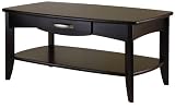 Danica Coffee Table - Espresso Wood (Dark Espresso) (18H x 40W x 21.97D)