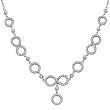 14K White Gold 1 1/2 ct. Diamond Fashion Necklace