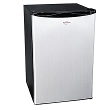 Koolatron BC-130SS Kool 130-Quart-Capacity Compact Fridge, Silver
