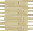 Xen BERMUDA BEIGE Glass Mosaic Tiles For Kitchen Bathroom Backsplash, Shower Walls - Price is Per Tile