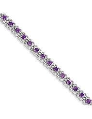 Sterling Silver Amethyst Bracelet