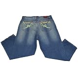 Mens Rocawear big & tall urban denim hip hop jeans. Very high quality pair of 100% authentic baggy jeans. LOTS OF COLORS, STYLES & SIZES IN THIS LISTING!(Size:44 - ca02846-ca02853)