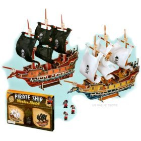 41qknSt35WL Pirate Ship Wooden Model