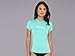 O'Neill Wetsuits Women's Basic Skins Upf 50+ Short Sleeve Sun Shirt, Light Aqua, Large