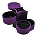 aspire Cylindrical Jewelry Box/Jewelry Organizer for Travel - Purple, Gift Idea