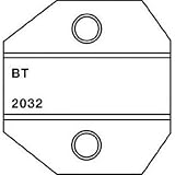 Paladin Tools 2032 British Telecom 6 Pole Die for CrimpALL 8000/1300 Series