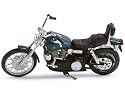 Diecast Model Harley Davidson Wide Glide FXWG (1980) (1:18 scale by Maisto) in Dark Green