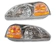 NEW PAIR HEADLIGHT HEAD LIGHT LAMP 96 97 98 HONDA CIVIC