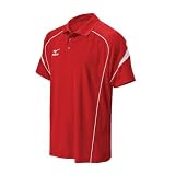 Mizuno Mens Piped Team Polo Shirt