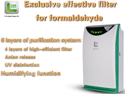 TEKCANA Air Purifier with Permanent Hepa Filter Air Cleaner Filter for Formaldehyde