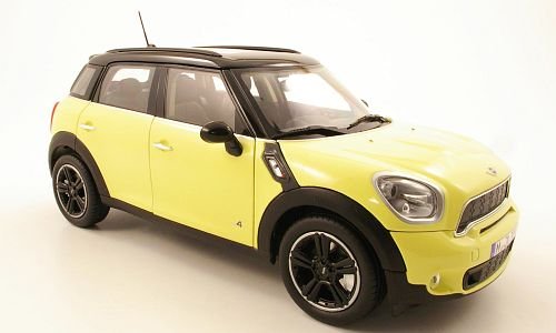 Mini Cooper S Countryman, hellgelb/schwarz,