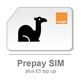 Electronics : Orange Camel (Call Abroad) Pre-Pay SIM  Card - Includes £5 Airtime