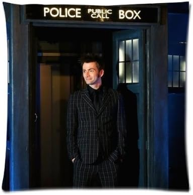 HOT Selling Doctor Who David Tennant Pillowcase Zippered Pillow Case 18"x18"(two sides)