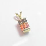 14K Bi-Color Tourmaline Pendant