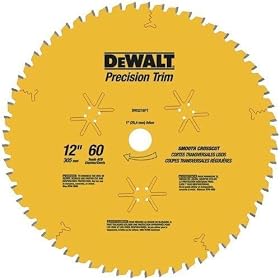 Dewalt DW7296PT NA Precision Trim Coated Thin Kerf 12