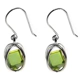 Certified Genuine Caribbean Amber Millennium Collection and Sterling Silver Spheric Earrings