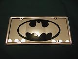 BATMAN LICENSE PLATE WITH FREE CHROME FRAME