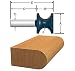 BOSCH 84435M 5/8-Inch Cut Bull Nose Router Bit 1/4-Inch Shank
