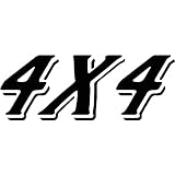4 X 4 Dodge Ford GMC Decal Set of 2 by New Look Graphics