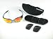 Sports : mecara SUPERNOVA Sportbrillen-Set (2008) Sonnenbrille mit 2 Paar zus. Wechselgl&auml;ser und G&uuml;rteltasche! Hervorragend geeignet f&uuml;r den Wintersport und Radsport Mod. P9