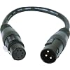 American DJ 3-Pin Male XLR to 5-Pin Female XLR Turnaround