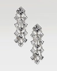 Snake Print Duster Earring