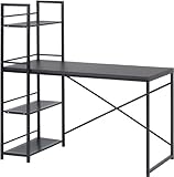 ラック付きデスク　ロメロ　64　D.ブラウン 88767