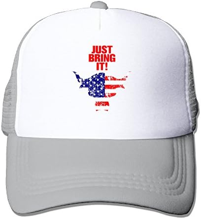 Hotboy19 Just Bring It B-boy Caps Hat Mesh Back Adjustable 1 Size Ash