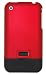 KingCase iPhone 1G 2G (Original iPhone) Rubberized Slider Case (Red) 4GB, 8GB, 16GB