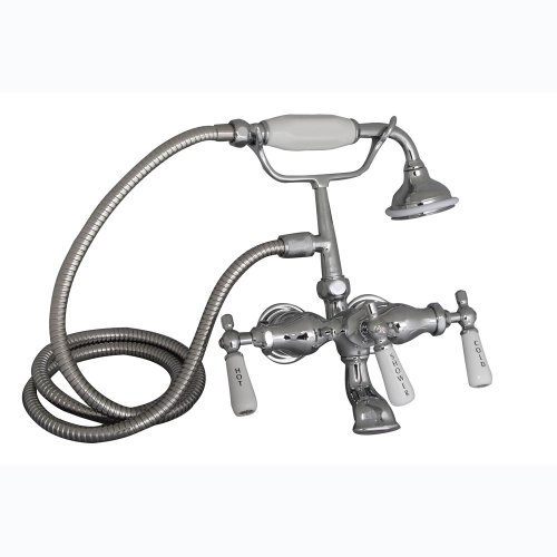 Barclay 4020 Pl Cp Barclay Wall Mounted Tub Faucet With Hand