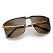 zeroUV - Modern Fashion Square Flat Top Metal Aviator Sunglasses