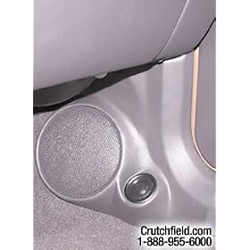 Q-Forms Kick Panel Enclosures 1997-2001 Jeep Cherokee light gray by Q-Logic