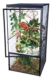Penn Plax Screen Habitat HD Cage for Reptiles, 24 by 24 by 48-Inch