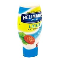 Hellmanns Squeezable Light Mayo, 18-Ounce Bottles (Pack of 4)