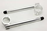 Neverland-motor Motorcycle 41mm Handle bar Handlebars Clip on ons For Honda CBR600F2/F3 1991-1998,HT650 Hawk 1988-1990,VFR750 1990-1997,CBR1000 1992-1996,CB-1 1989-1990,VTR1000 1988-2002,VTR1000 Superhawk1988-2002/BMW Strodo all years/Kawasaki ZX6/6R 199