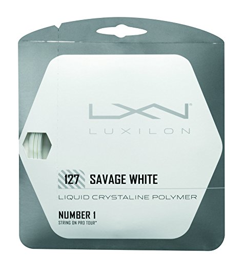 Wilson Savage 127 Set Tennis String (White)