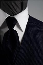 Tuxedo Vest - Venetian Collection Navy with Coordinating Windsor Band Tie