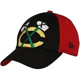 New Era Chicago Blackhawks Preschool Black-Red Mascot Up Adjustable Hat