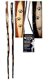 Natural Hardwood Hiking Stick (Paw Prints & Strap), 54-inch (1-pc) Natural Hardwood Hiking Stick (Paw Prints & Strap), 54-inch (1-pc)