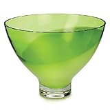 Waterford Crystal Evolution Peridot Whisper Footed Bowl 14