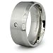 9mm Stainless Steel Men's Ring with CZ (Sizes 8-12)
