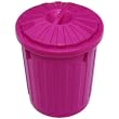 pink dustbins